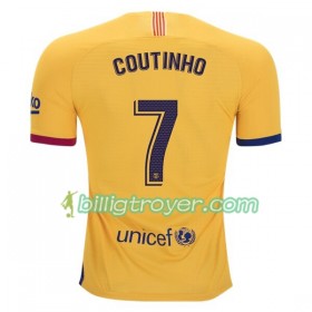 Billige Fotballdrakter FC Barcelona Philippe Coutinho 7 Bortedraktsett 2019/20 Kortermet